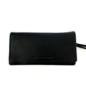New Black Leather Wallet by Spikes & Sparrow